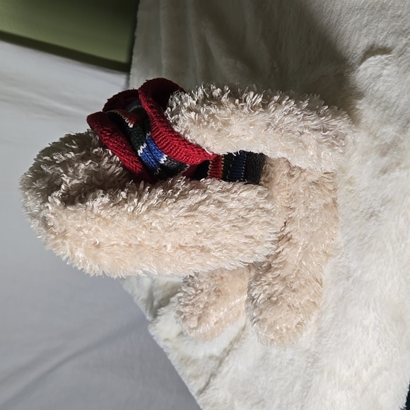 Plush 13 Inch Bunny Rabbit With A Striped Sweater by Mary's Bears - Picture 2 of 5